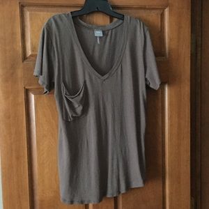 Short-sleeve "slouchy" T-shirt